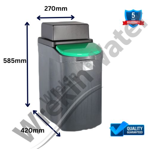 ECO19ULTRA HC High Capacity Digital Metered Water Softener - High Grade ULTRA resin -19L Resin Bed